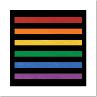 Pride Stripes Posters and Art